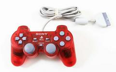 Sony PlayStation DualShock vezetékes kontroller (Crimson Red) - PlayStation 1 Kiegészítők