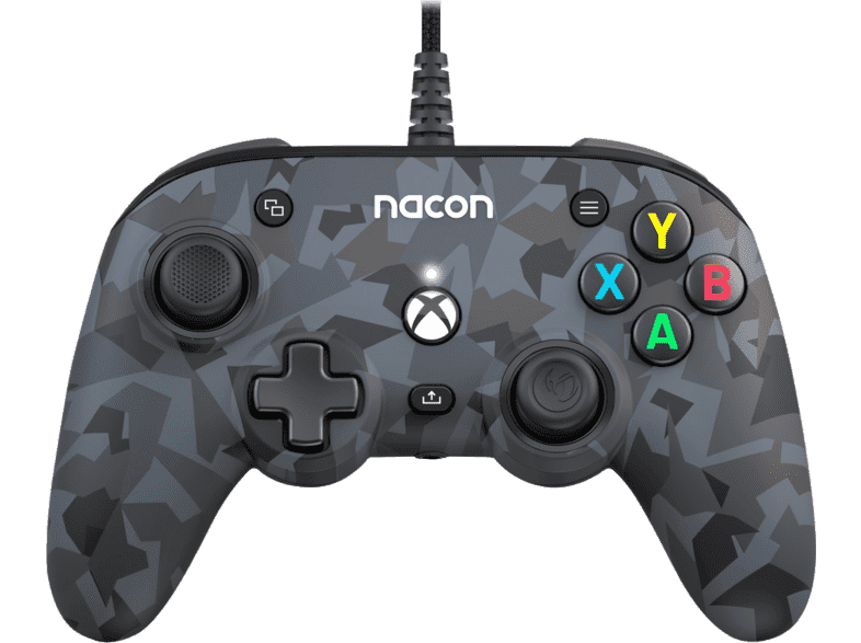 Nacon Pro Compact vezetékes kontroller, Xbox Series X|S, Xbox One, PC kompatibilis (Urban camo) - Xbox Series X Kontrollerek