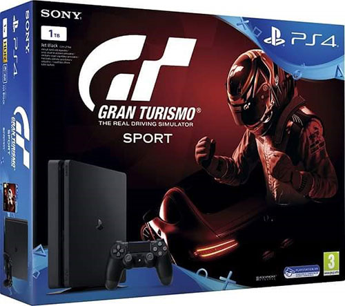 Sony Playstation 4 Slim 1TB Gran Turismo Sport Bundle - PlayStation 4 Gépek