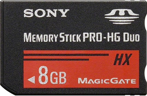 8GB Sony Memory Stick PRO Duo memóriakártya OEM
