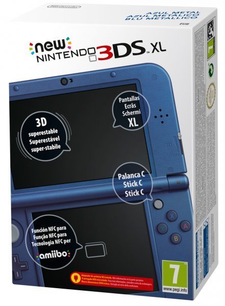 New Nintendo 3DS XL Metallic Blue - Nintendo 3DS Gépek