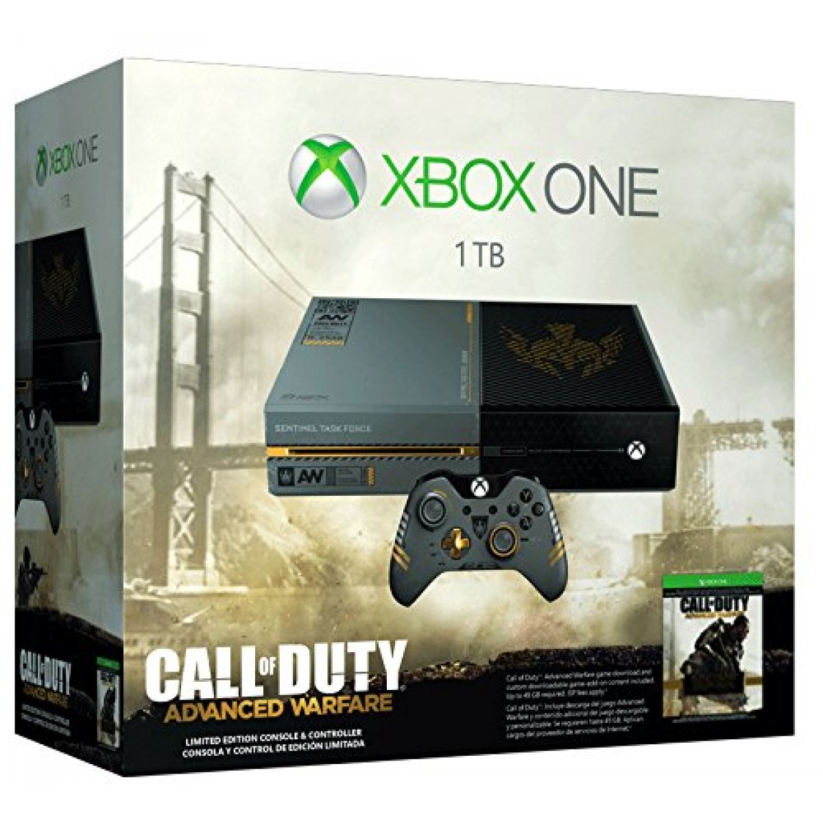 Xbox One 1TB Call Of Duty Advanced Warfare Edition (Fekete Kontrollerrel) - Xbox One Gépek