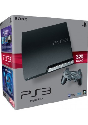 PlayStation 3 Slim 320 GB (HDD fedél nélkül) - PlayStation 3 Gépek