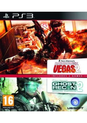 Tom Clancy Rainbow Six Vegas 2 Complete Edition + Ghost Recon Advanced Warfighter 2 Double Pack - PlayStation 3 Játékok