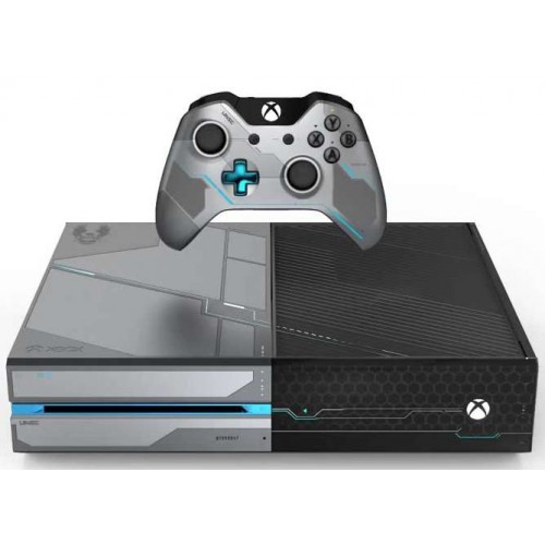 Xbox One 1TB Halo 5 Guardians Limited Edition (Xbox One Grey/Blue Controllerrel) (doboz nélkül) - Xbox One Gépek