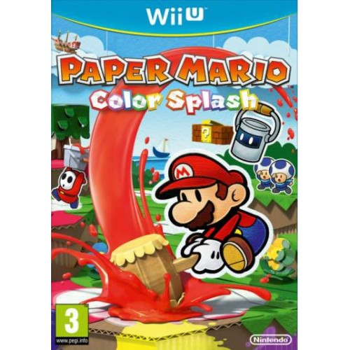 Paper Mario Color Splash - Nintendo Wii U Játékok