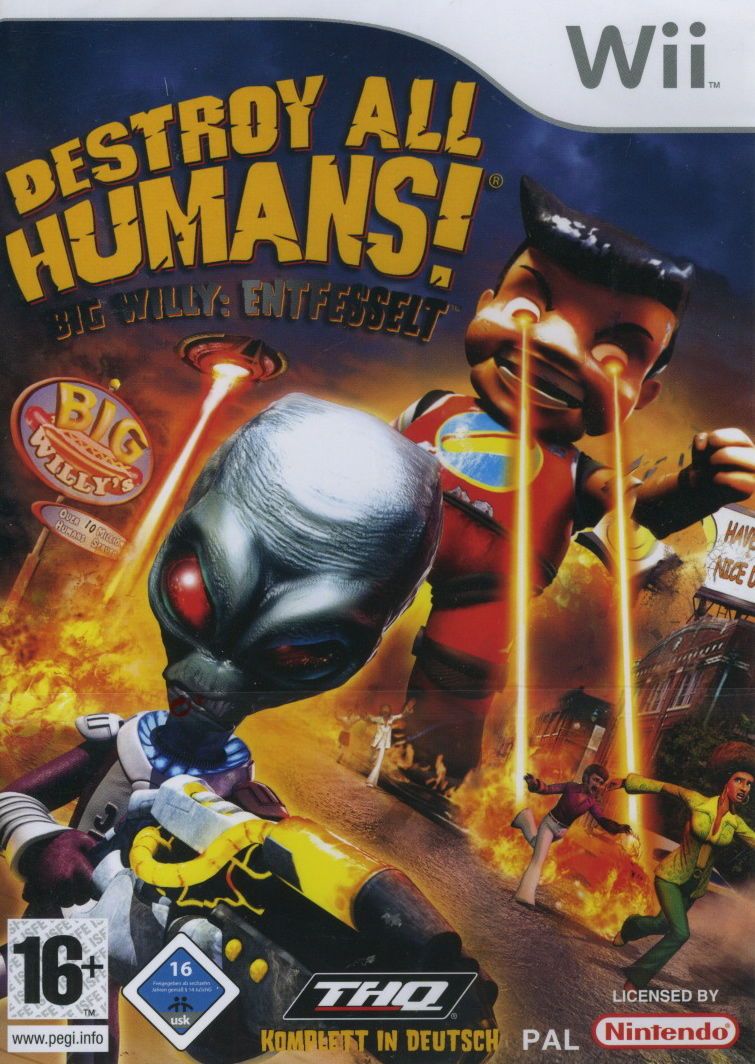 Destroy All Humans Big Willy Unleashed - Nintendo Wii Játékok