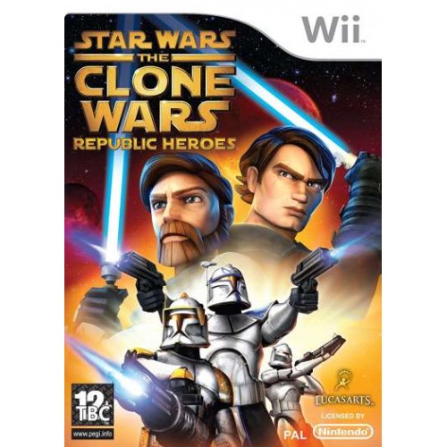 Star Wars The Clone Wars Republic Heroes - Nintendo Wii Játékok