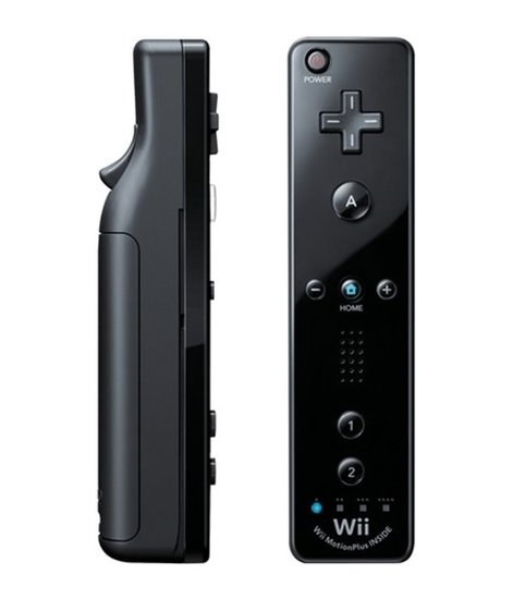 Wii Motion Plus Controller (Fekete) - Nintendo Wii Kiegészítők