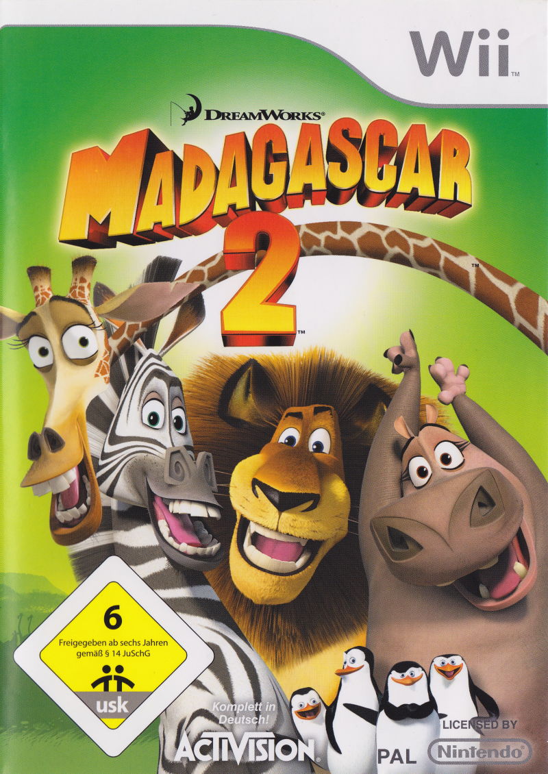DreamWorks Madagascar Escape 2 Africa - Nintendo Wii Játékok