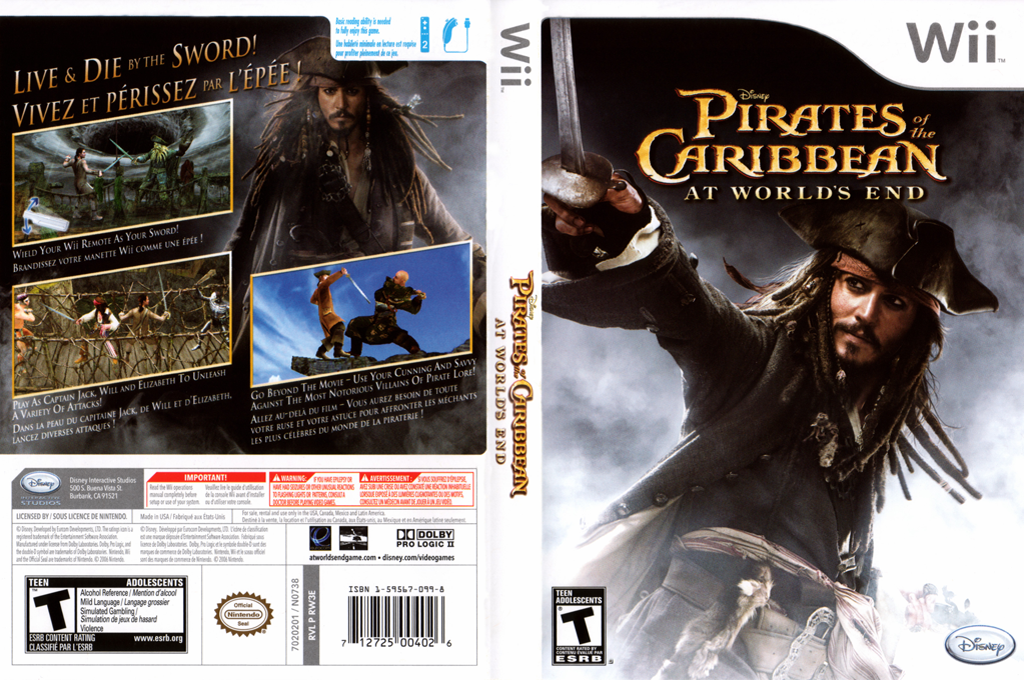 Disney Pirates of Caribbian at worlds end