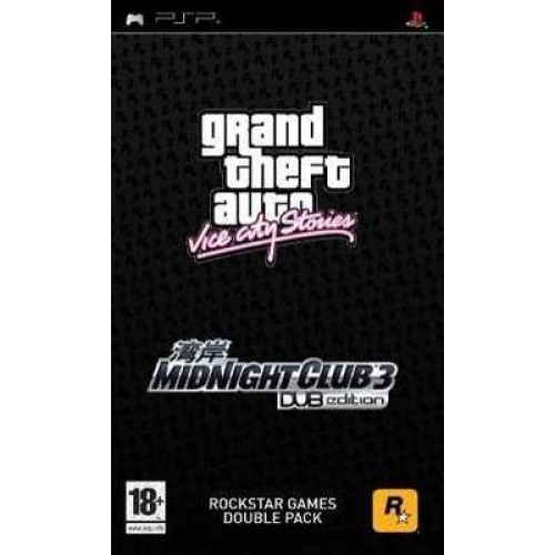 Grand Theft Auto Vice City Stories + Midnight Club 3 Dub Edition - PSP Játékok