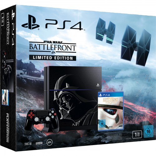 PlayStation 4 1 TB Star Wars Battlefront Limited Edition (Fekete Kontrollerrel) - PlayStation 4 Gépek