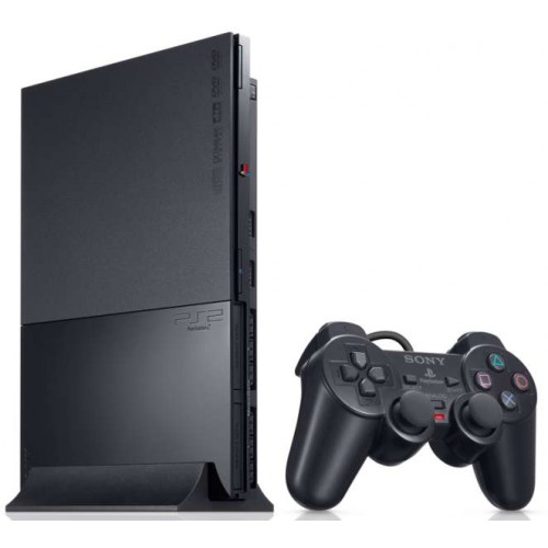 PlayStation 2 Slim Fekete AT 
