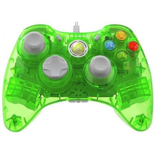 Xbox 360 Rock Candy Green Controller Vezetékes - Xbox 360 Kontrollerek