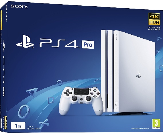 Sony PlayStation 4 Pro 1TB Glacier White - PlayStation 4 Gépek