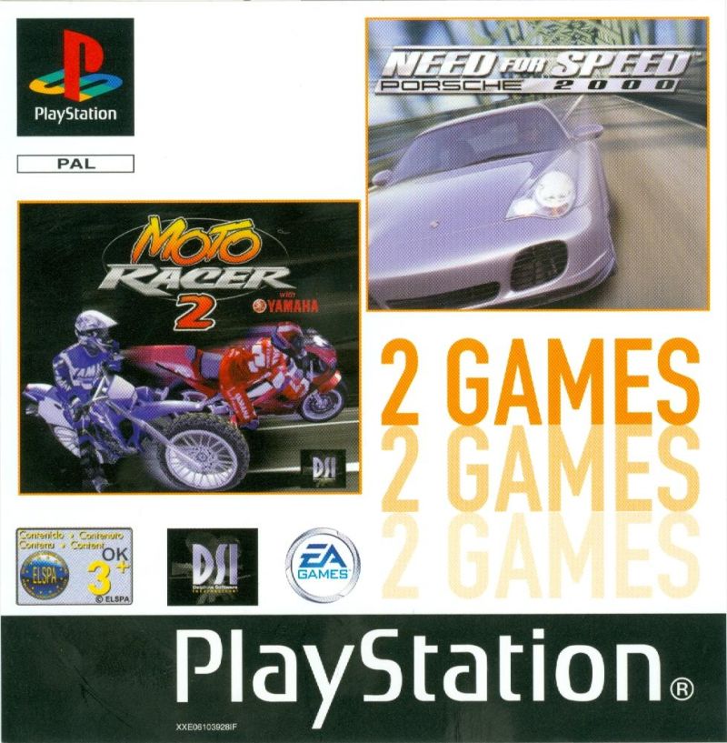 Need For Speed Porsche 2000  Moto Racer 2 Bundle - PlayStation 1 Játékok