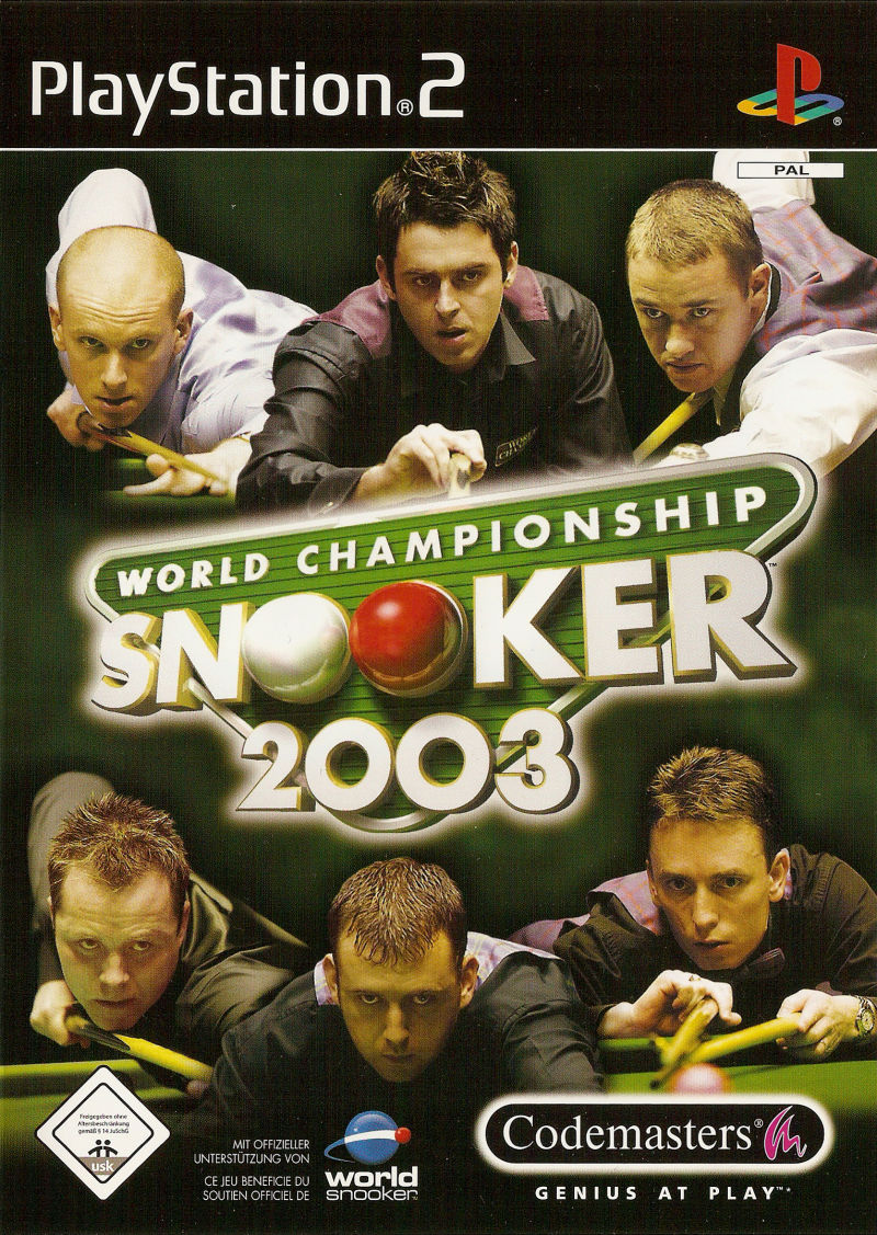 World championship snooker 2003 - PlayStation 2 Játékok