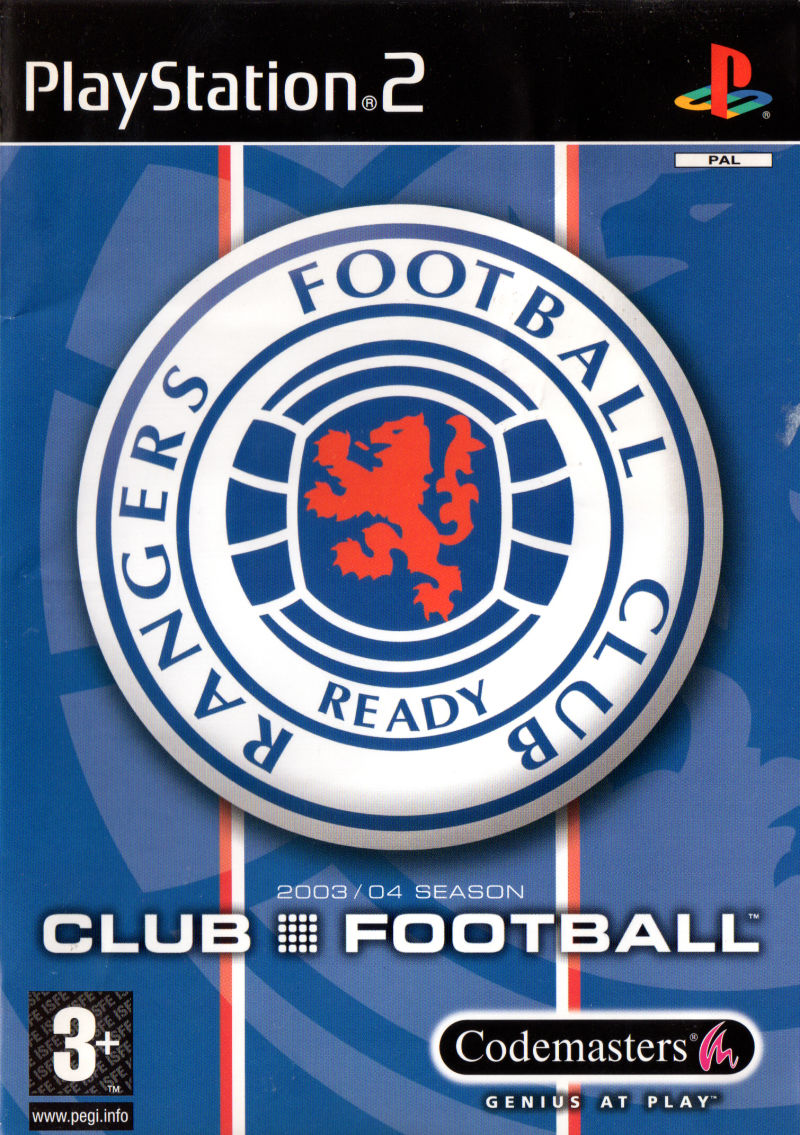 Rangers Club Football 2003/04 Season - PlayStation 2 Játékok