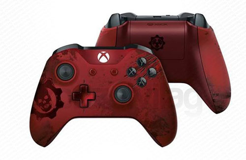 Xbox One Wireless (Vezeték nélküli) Controller Gears of War 4 Crimson Omen Limited Edition  - Xbox One Kontrollerek