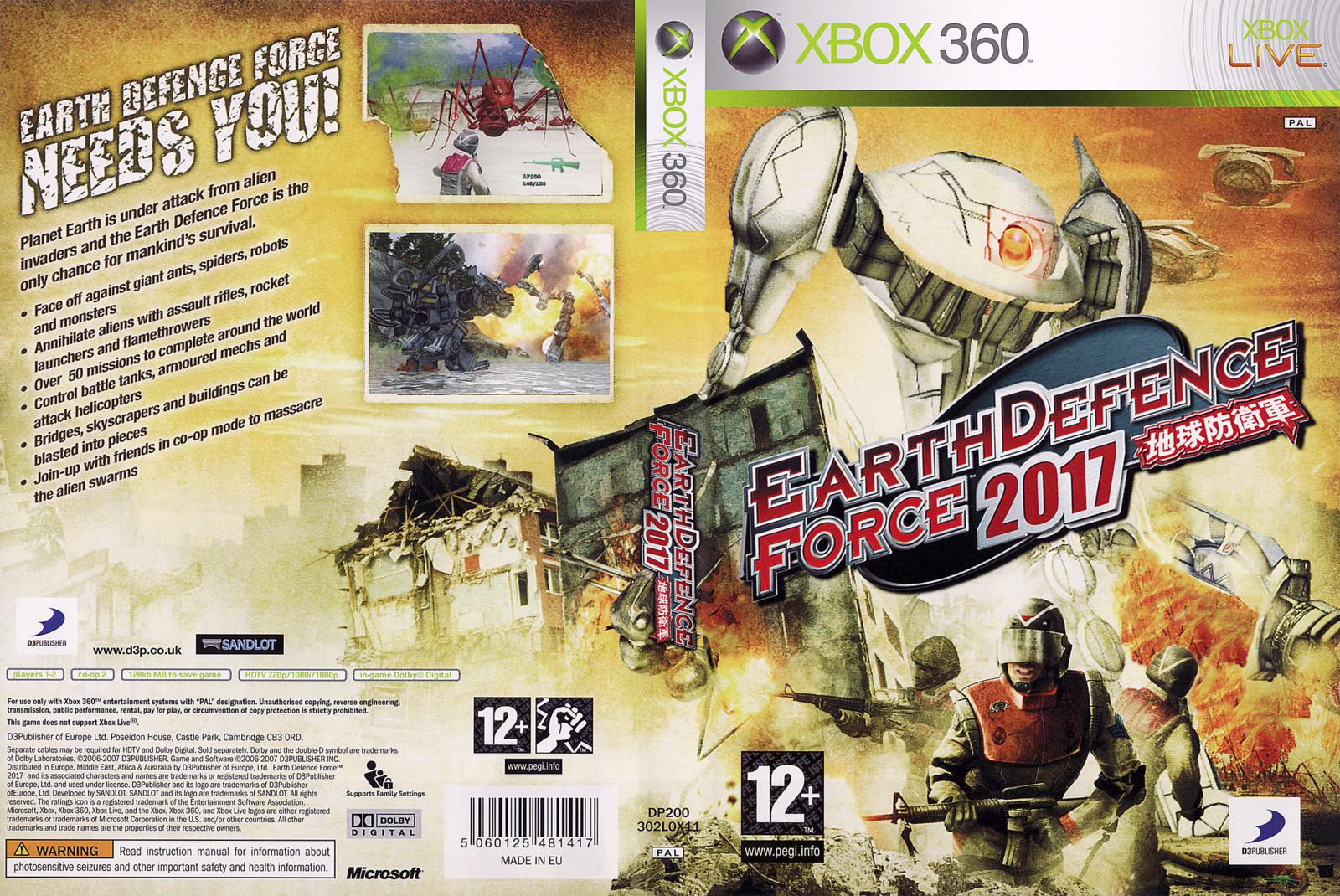 Earth Defence Force 2017 - Xbox 360 Játékok