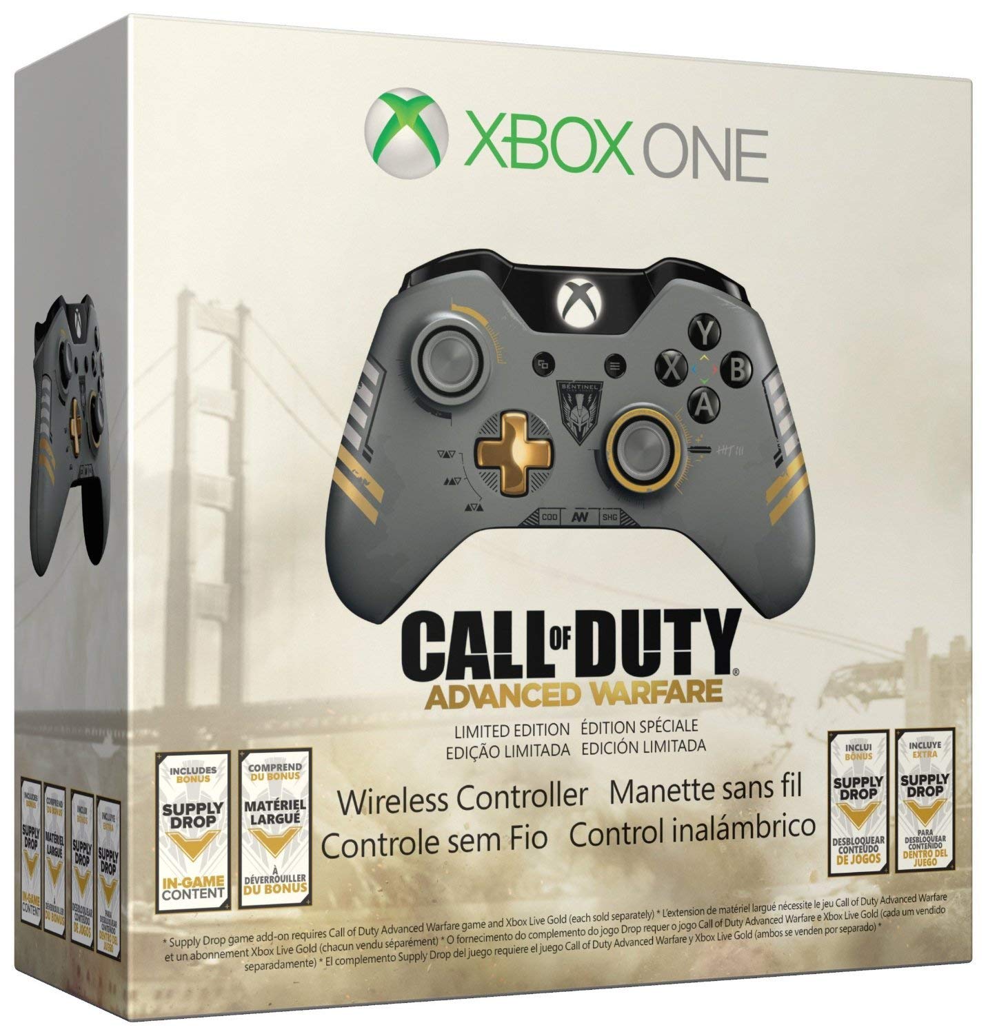 Xbox One Wireless Controller Call of Duty Advanced Warfare Limited Edition - Xbox One Kontrollerek