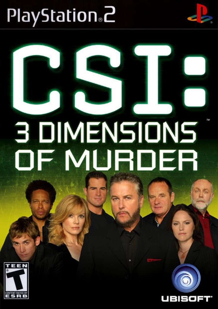 CSI Crime Scene Investigation 3 Dimensions Of Murder - PlayStation 2 Játékok