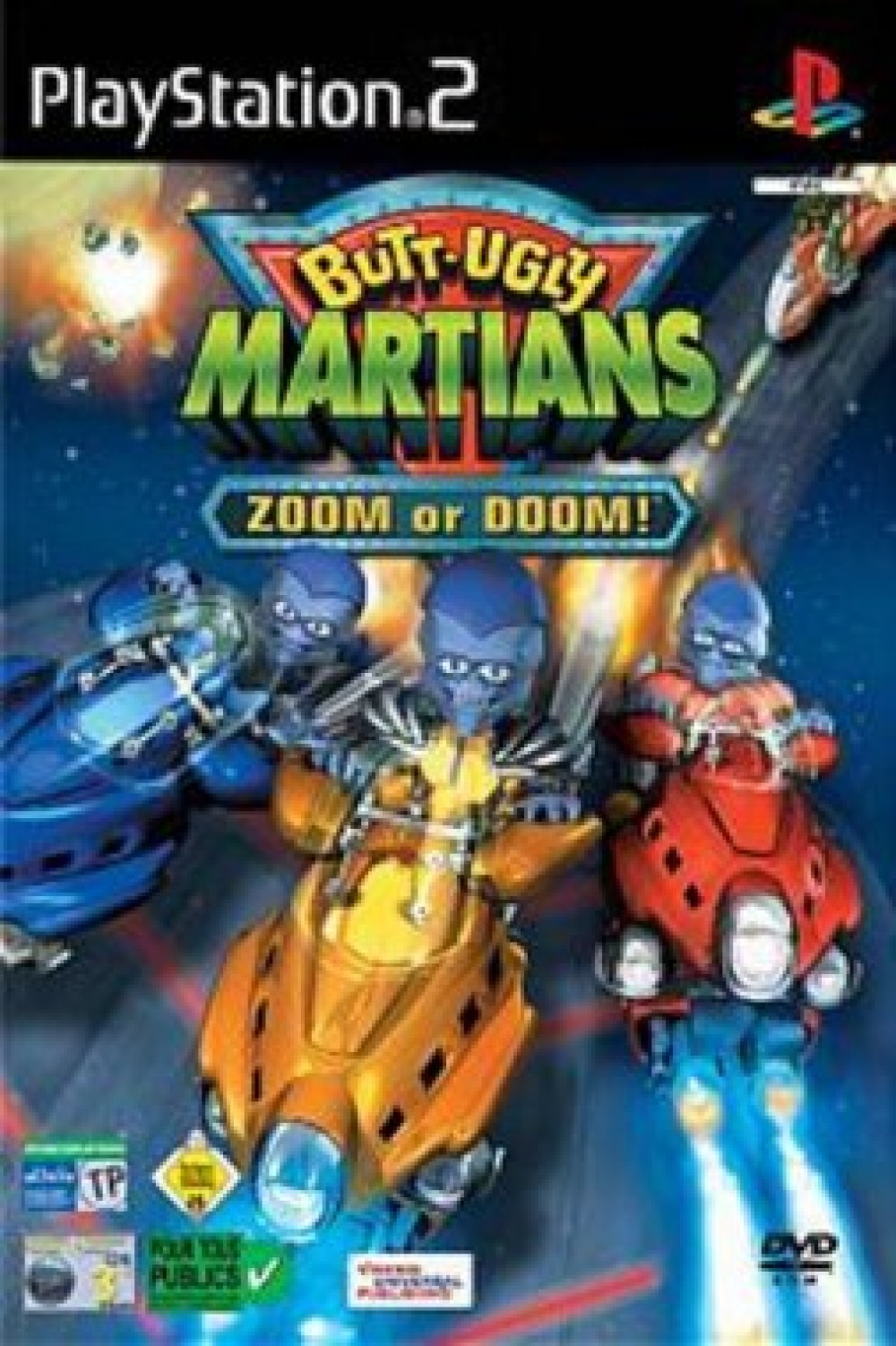 Butt Ugly Martians Zoom or Doom - PlayStation 2 Játékok
