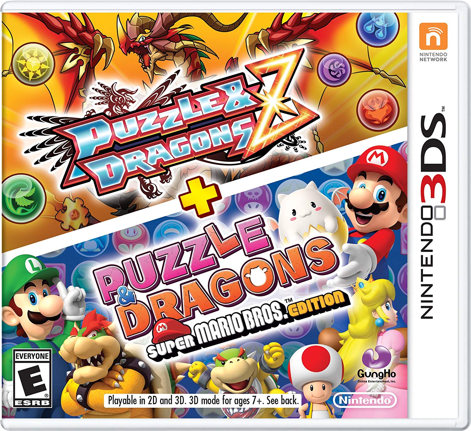 Puzzle & Dragons Z + Puzzle& Dragons Super Mario Bros. Edition - Nintendo 3DS Játékok