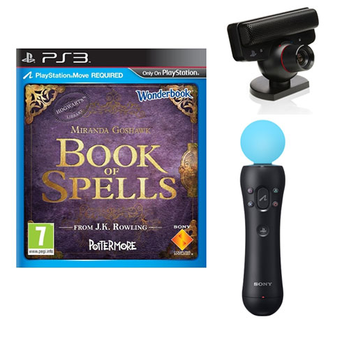 PlayStation Move Wonderbook: Book of Spells PS3 PS Eye és PS Move csomagban Magyar szinkronnal - PlayStation 3 Kiegészítők