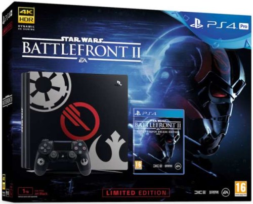 Sony Playstation 4 Pro 1TB Star Wars Battlefront II Limited Edition (Fekete kontrollerrel)