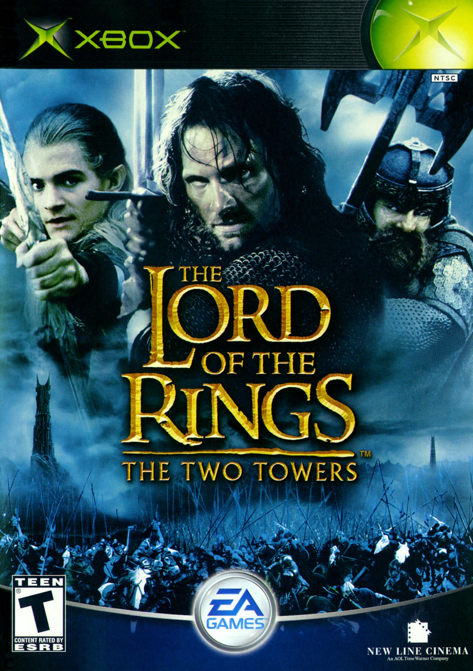 The Lord of the Rings The Two Towers (Német) - Xbox Classic Játékok