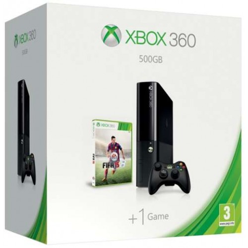 Xbox 360 E-széria 500 GB + FIFA 16 - Xbox 360 Gépek