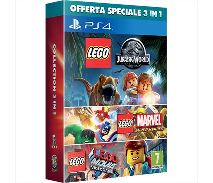 Lego 3 in 1 Bundle (LEGO Marvel Avengers, LEGO Jurassic World, LEGO Batman 3) - PlayStation 4 Játékok