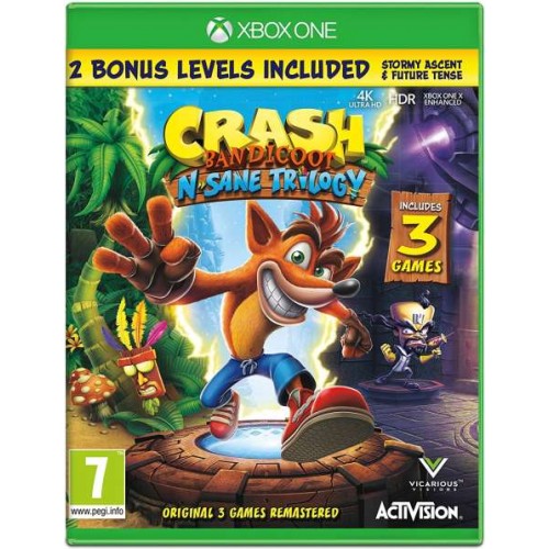 Crash Bandicoot N Sane Trilogy - Xbox One Játékok