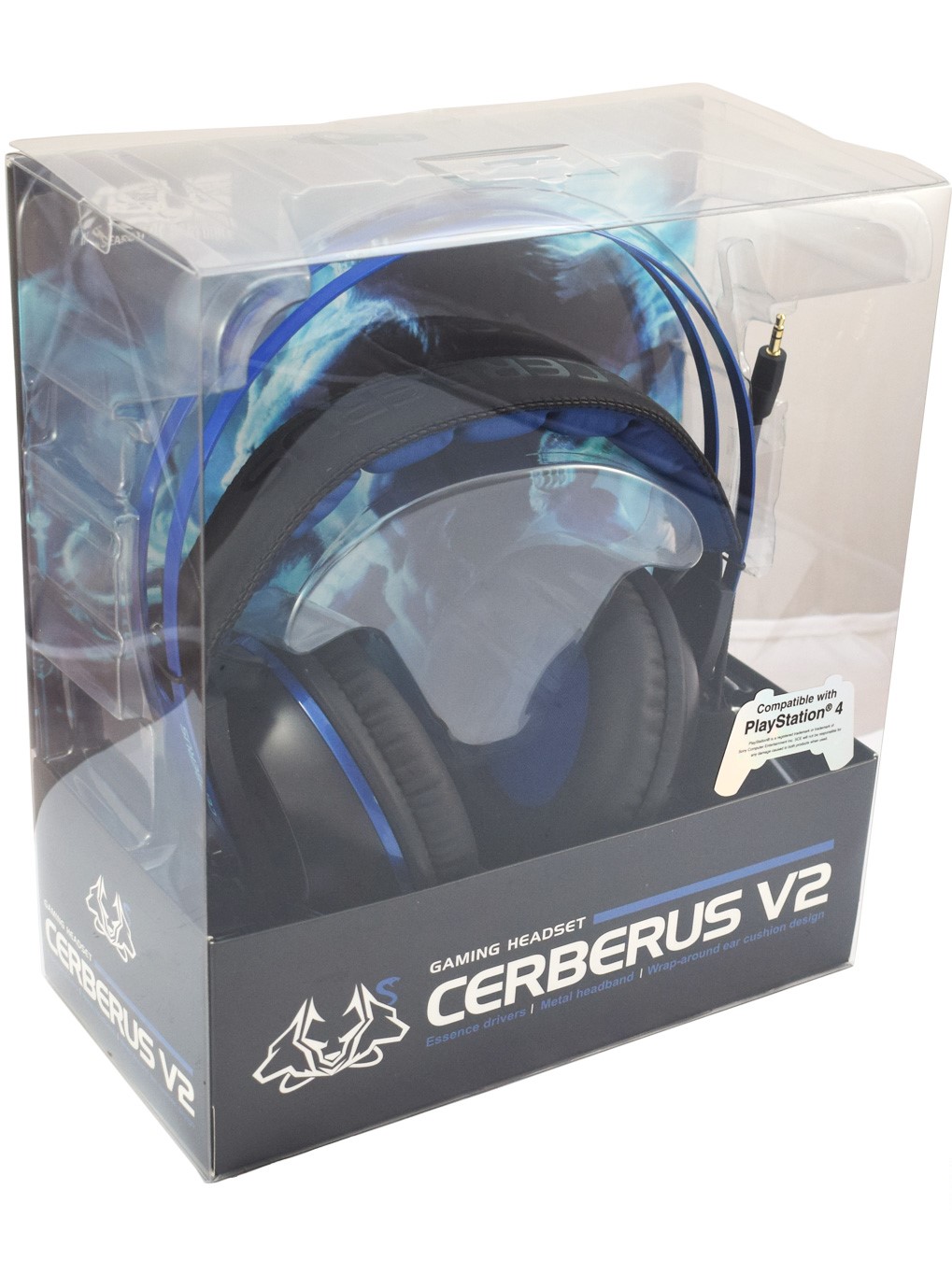 Asus Cerberus V2 Fekete/Kék - PlayStation 4 Kiegészítők