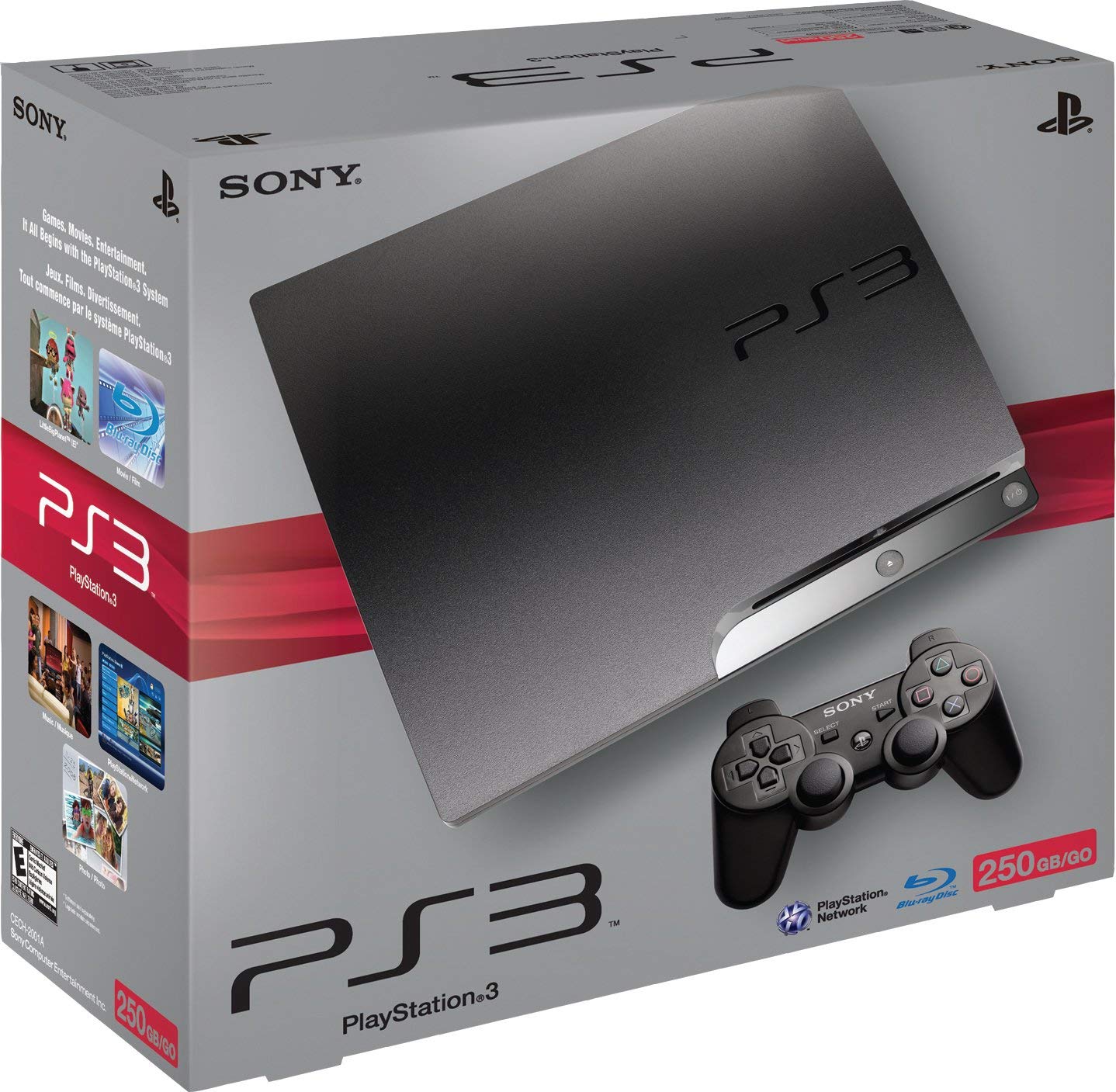 PlayStation 3 Slim 250GB - PlayStation 3 Gépek