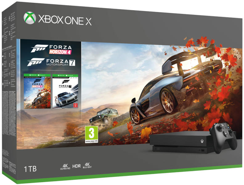 Xbox One X 1TB + Forza Horizon 4 + Forza Motorsport 7 - Xbox One Gépek