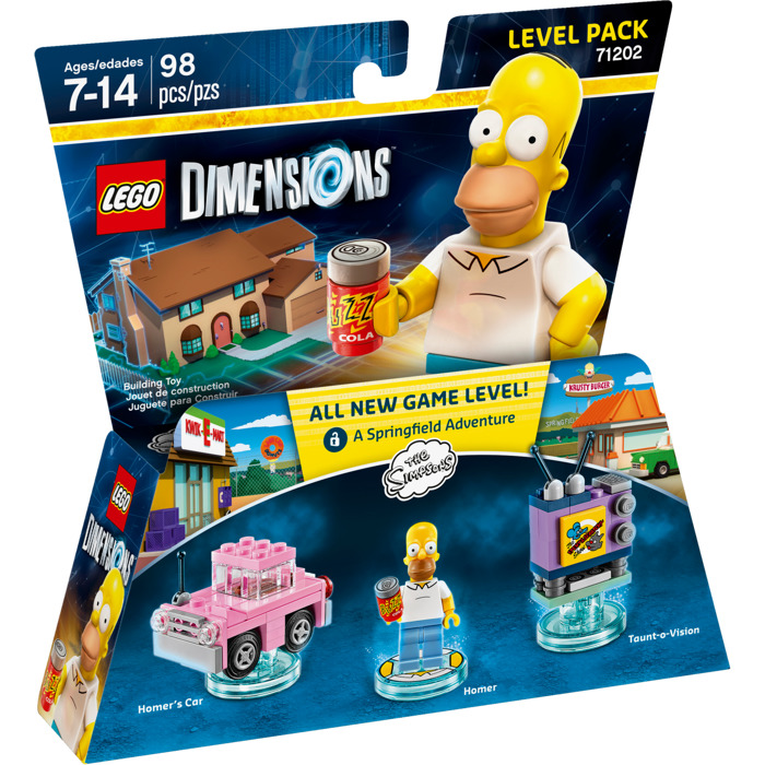 LEGO Dimensions The Simpsons Level Pack (71202) - Figurák Lego Dimension