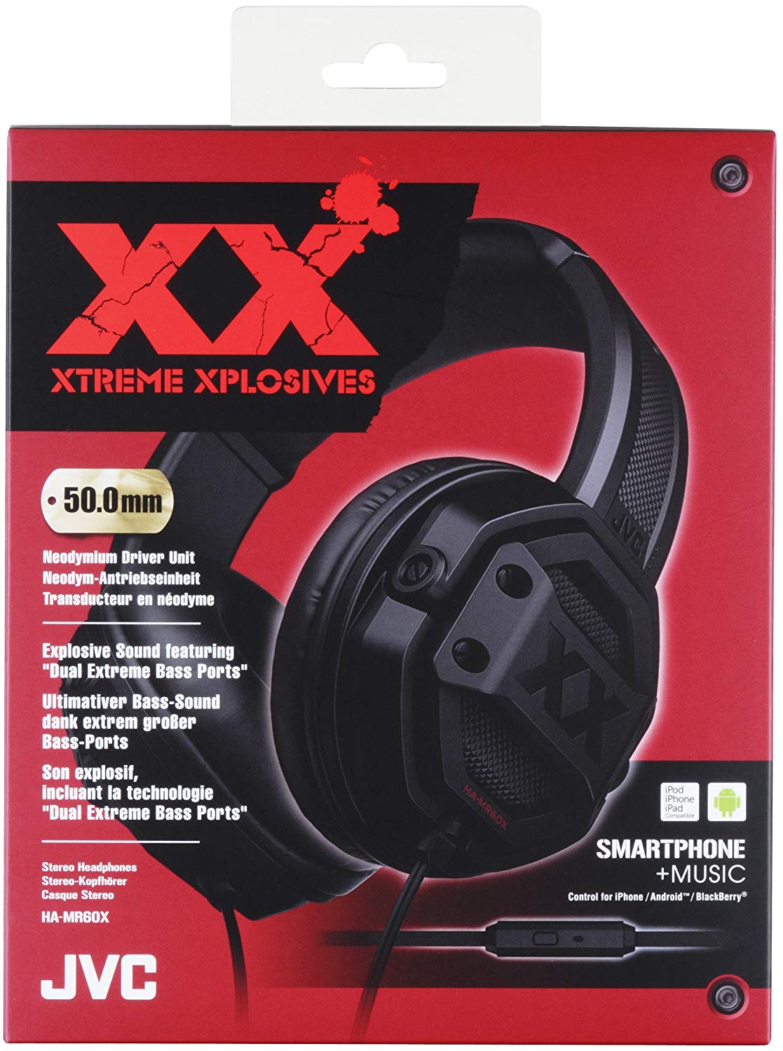 JVC Xtreme Xplosives (HA-MR60X) (újszerű) - Kiegészítők Headset
