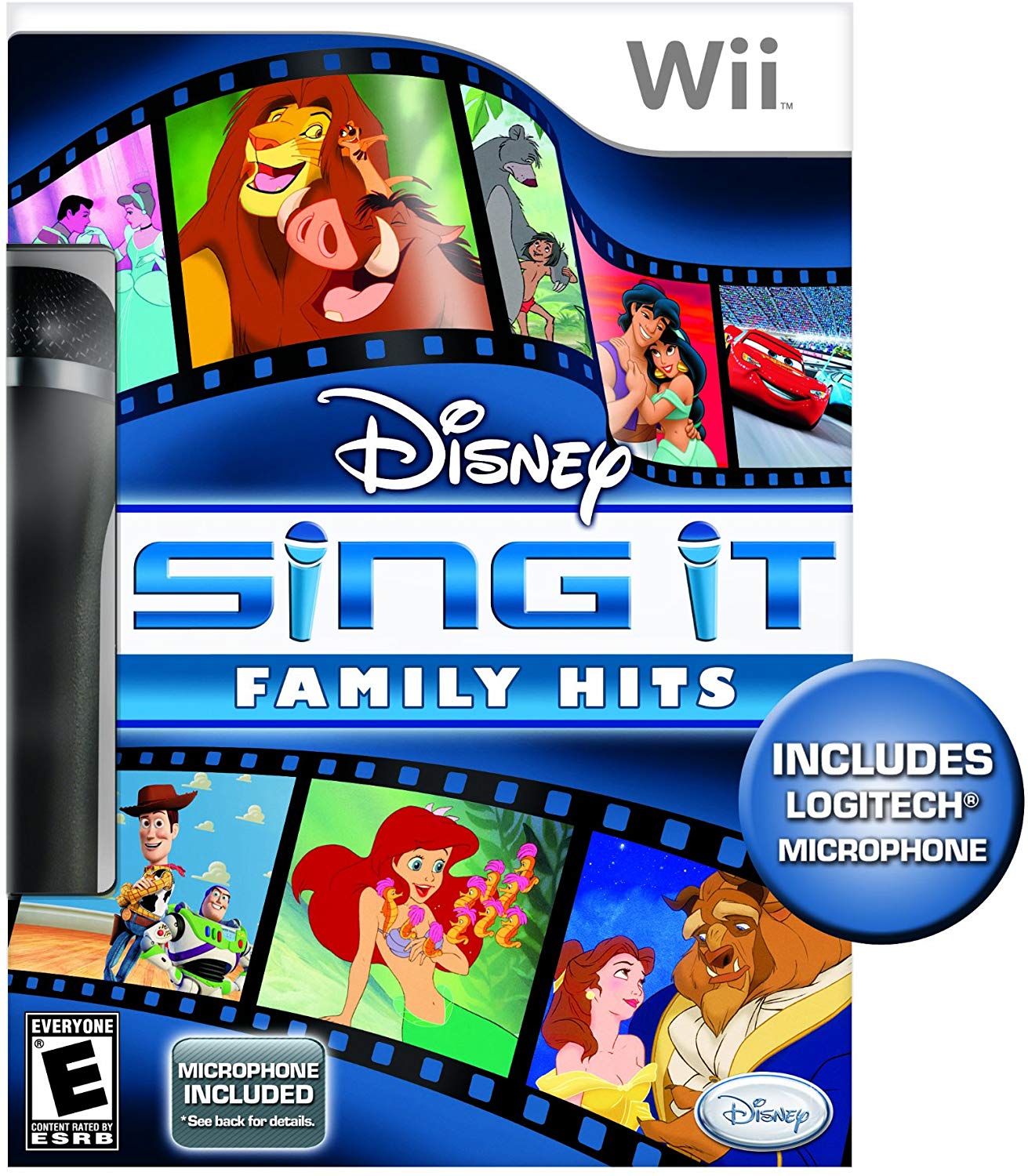 Disney Sing It Family Hits Logitech Mikrofonnal - Nintendo Wii Játékok