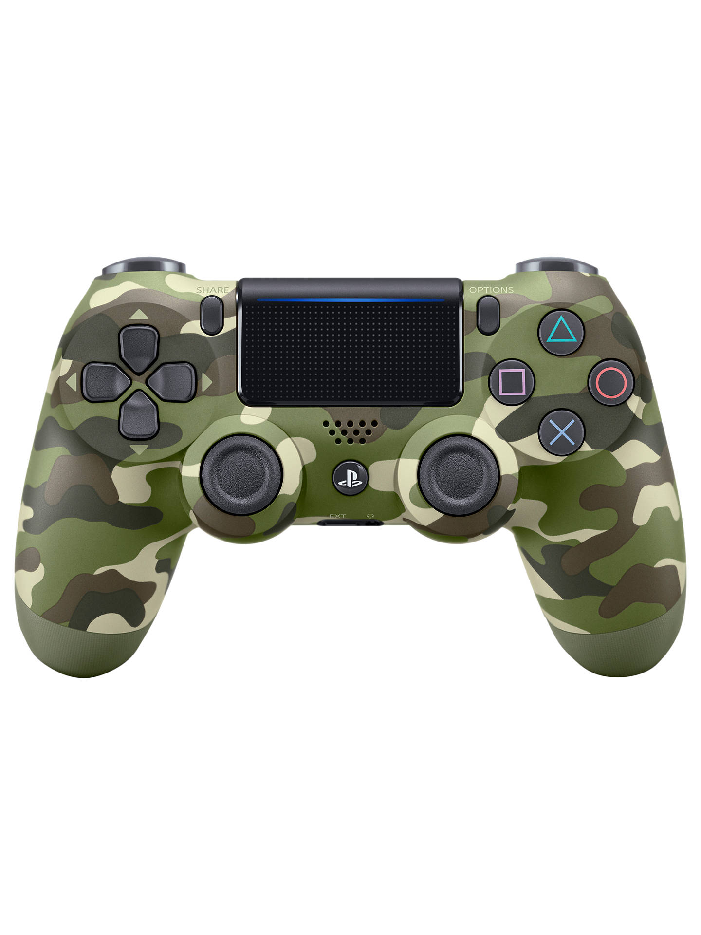 Sony Playstation 4 Dualshock 4 Wireless Controller Green Camo (Refurbished/felújított) - PlayStation 4 Kontrollerek