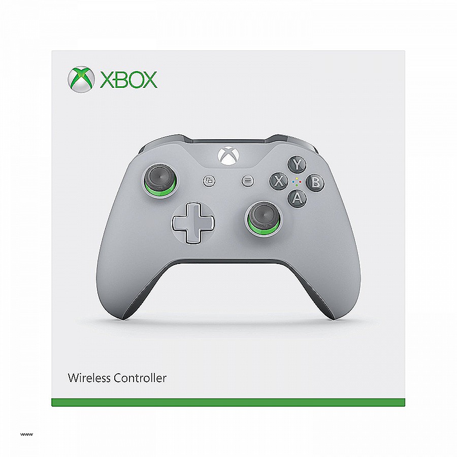 Xbox One Grey/Green Controller Wireless 3.5mm Jack 