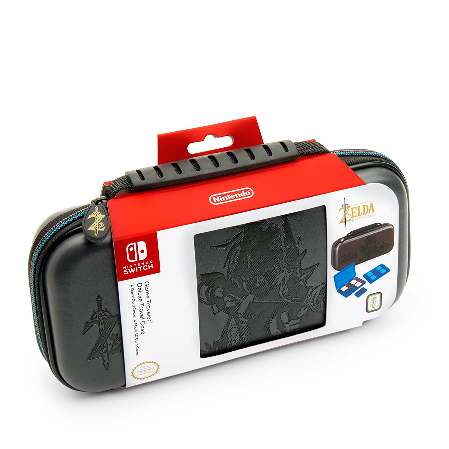 The Legend of Zelda Breath of The Wild Nintendo Switch Travel Case (fekete)