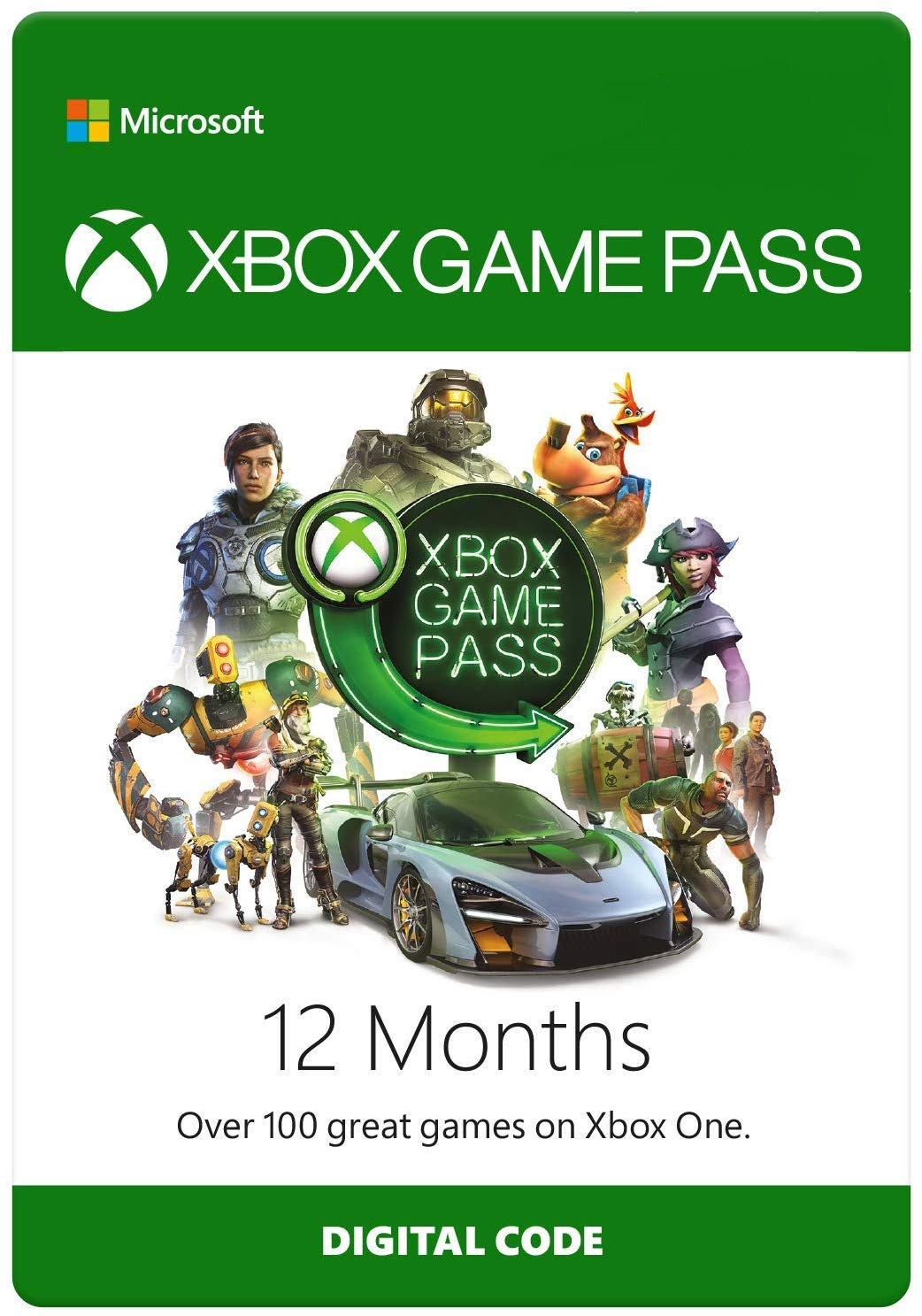 Xbox Game Pass 12 hónap digitális kód - Xbox One Kiegészítők