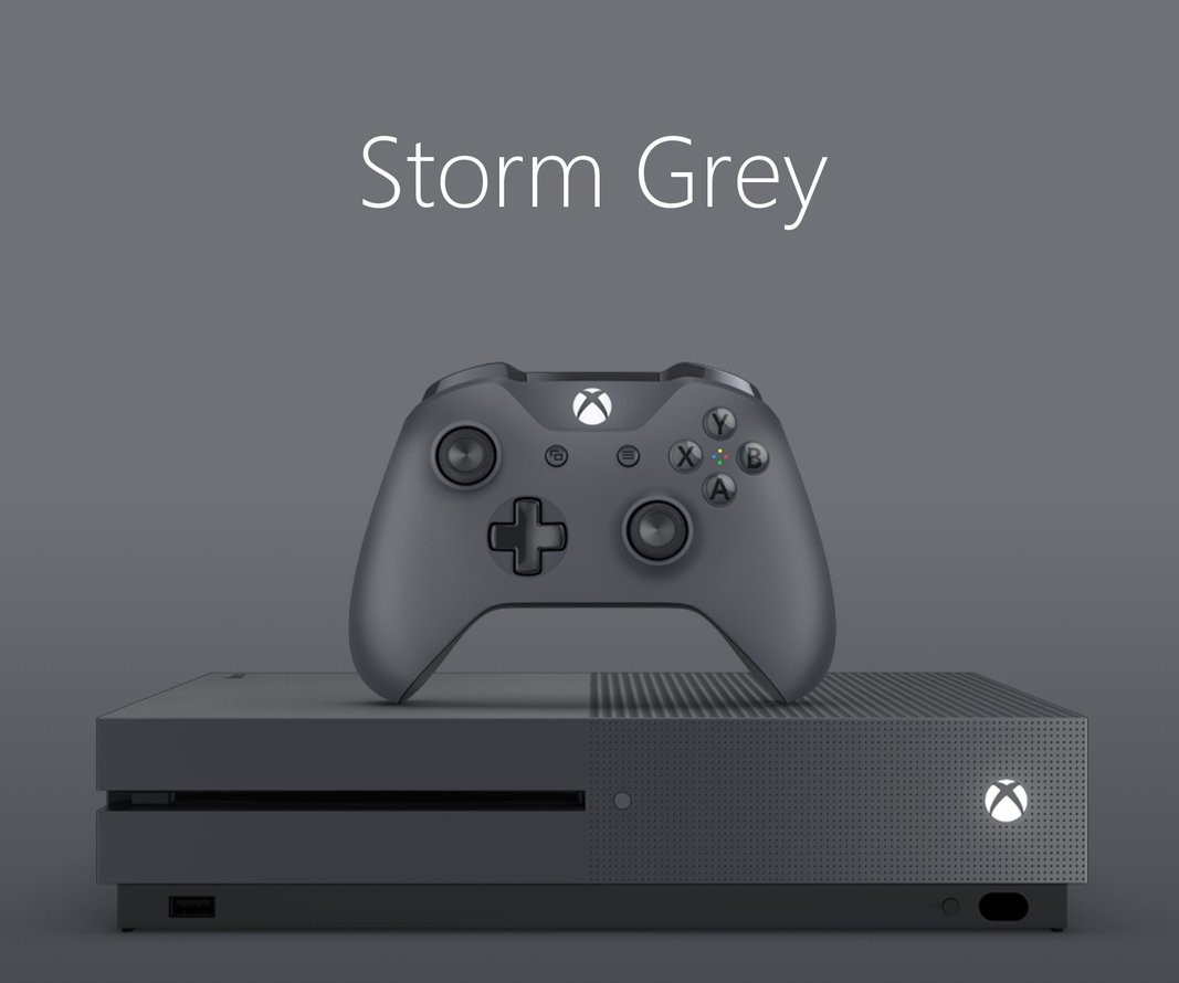 Xbox One S 500 GB Storm Grey Special Edition (Fehér Kontrollerrel) - Xbox One Gépek