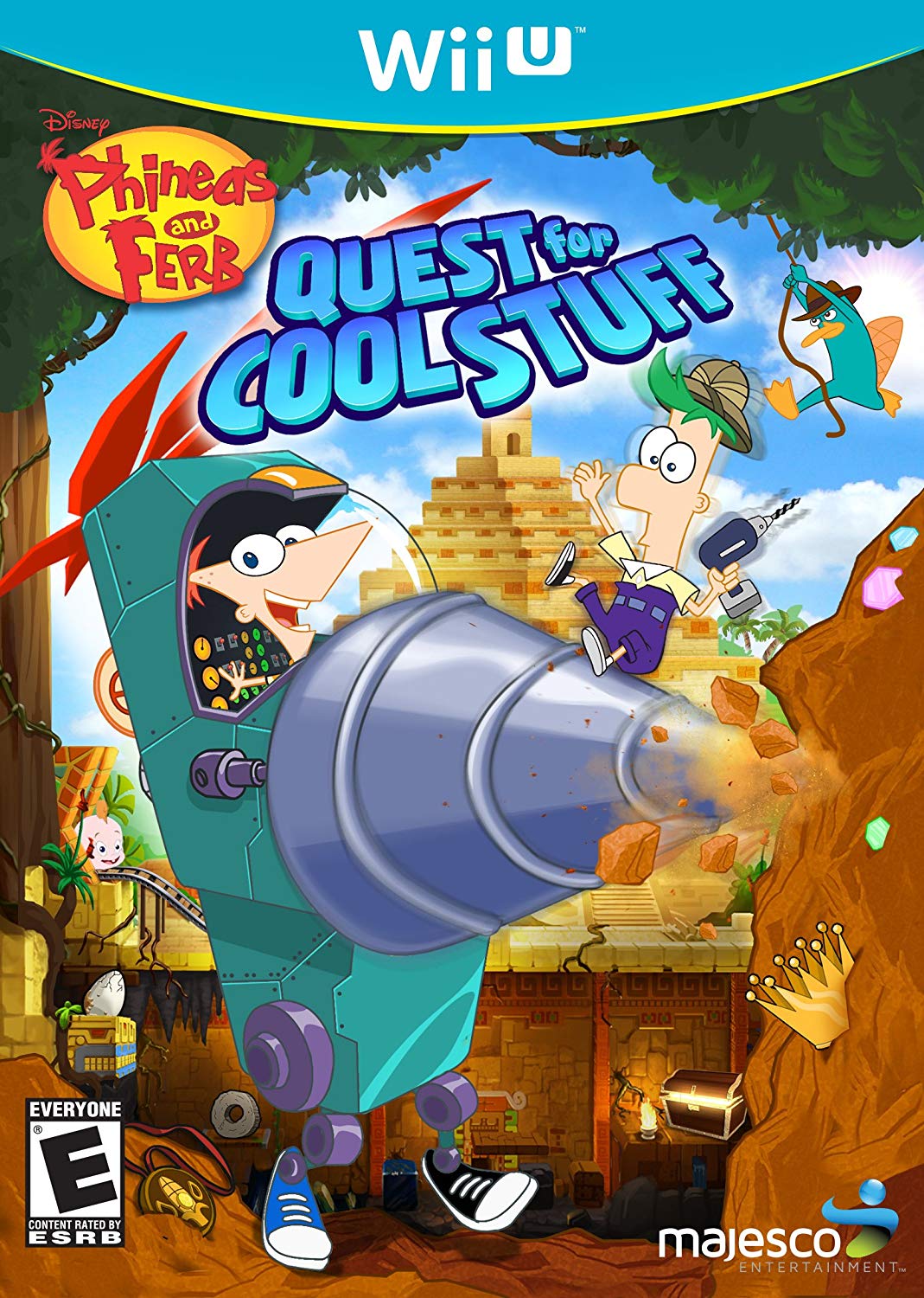 Phineas and Ferb Quest for Cool Stuff - Nintendo Wii U Játékok
