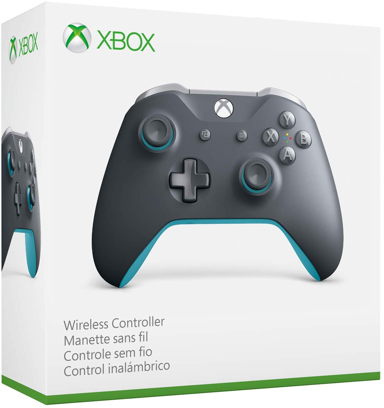 Xbox One Grey/Blue Controller Wireless 3.5mm Jack