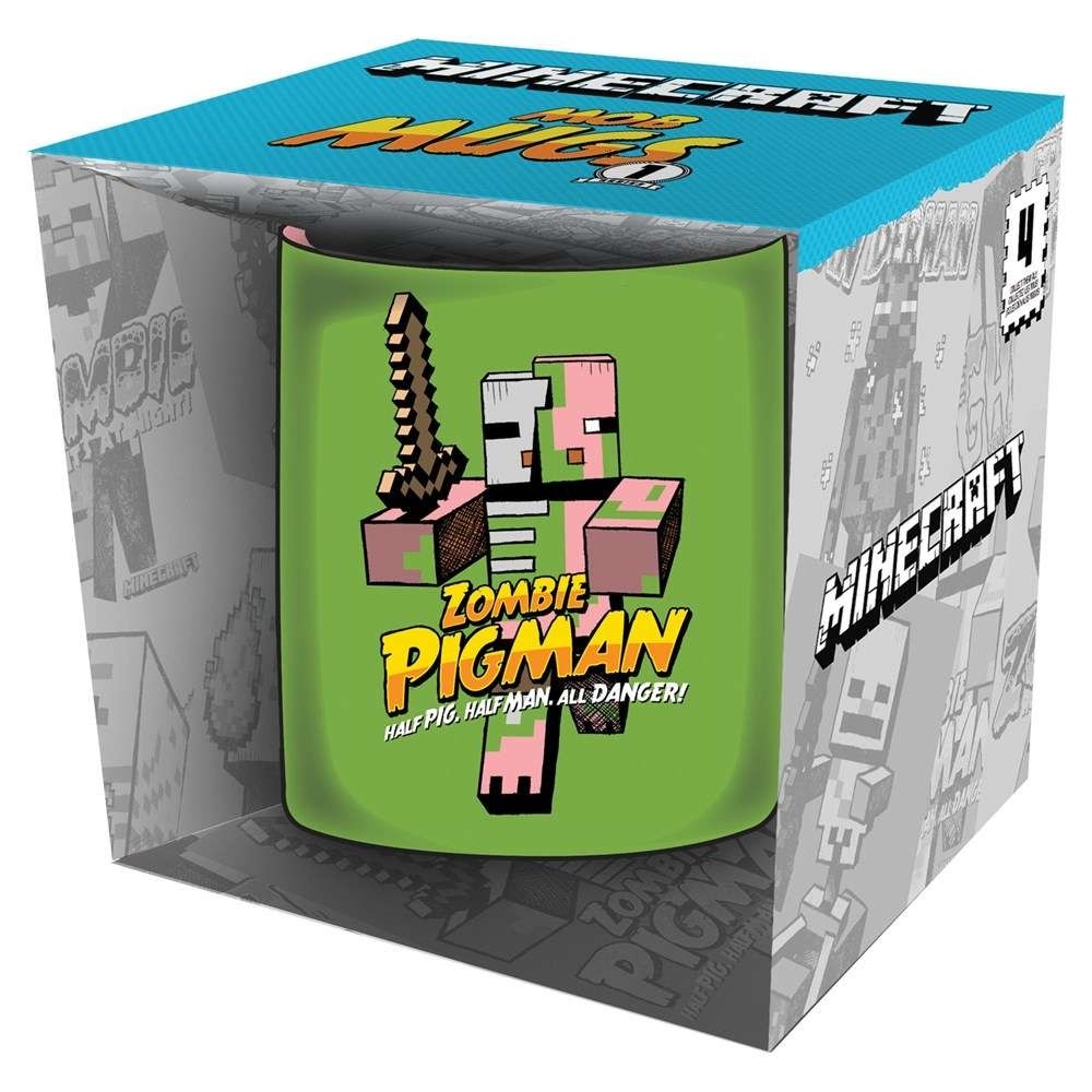 Minecraft Zombie Pigman porcelán bögre - Ajándéktárgyak Bögre