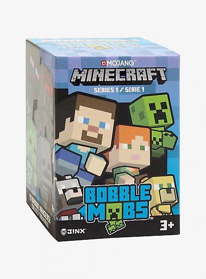 Minecraft Bobble Mobs Blind Packs Series 1 Kulcstartó - Ajándéktárgyak Kulcstartó